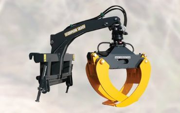 Tractor Three Point Linkage Log Grapple