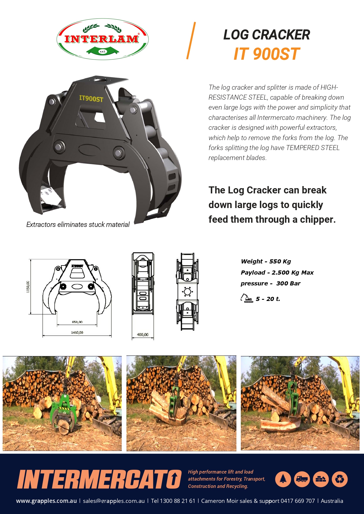 log cracker / splitter