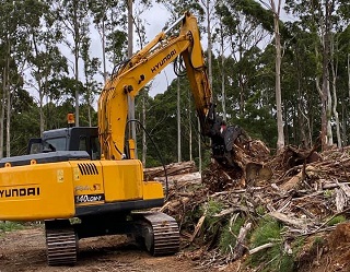 five finger grab for excavator