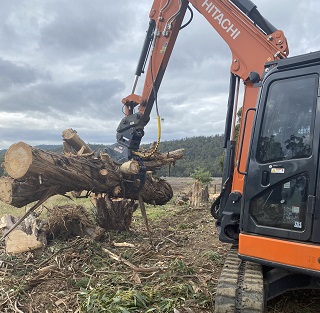 five finger grab for excavator