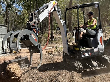 five finger grab for excavator