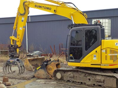 Excavator Attachment Hydraulic Grab